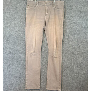 Bonobos Jeans Mens 35x36 Beige Gray Travel Jeans Slim Straight Fit Casual